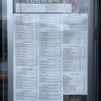 Menu at Daakoo in North West London