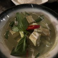Tofu Thai green curry   at Chaophraya in Aberdeen