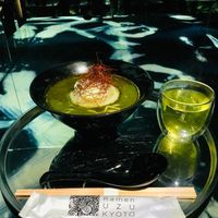 green tea ramen at Vegan Ramen UZU Tokyo in Tokyo
