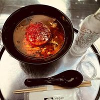 Fire ramen  at Vegan Ramen UZU Tokyo in Tokyo