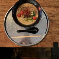 Misoramen soup   at Vegan Ramen UZU Tokyo in Tokyo