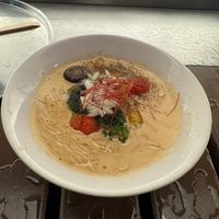 Ramen at Vegan Ramen UZU Tokyo in Tokyo