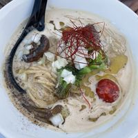 ramen  at Vegan Ramen UZU Tokyo in Tokyo