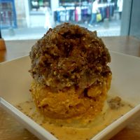 Vegan haggis, neeps & tatties at The Haggis Box in Edinburgh