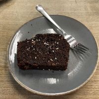 Chocolate coconut cake  at The Haggis Box in Edinburgh