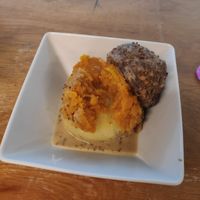 Vegan Haggis at The Haggis Box in Edinburgh