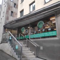 From outside at The Haggis Box in Edinburgh