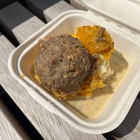 Vegan Haggis for takeaway at The Haggis Box in Edinburgh