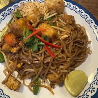 pad thai  at Rosa's Thai Cafe - Soho in London