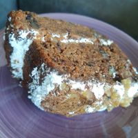 AMAZING carrot cake 🍰 at Vida Cafe in Barcelona