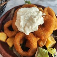 Calamares at Vida Cafe in Barcelona