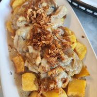 Loaded papas at Vida Cafe in Barcelona