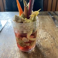 Pickled vegetables at Gather in Berkeley