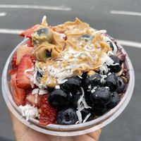 420 bowl with added peanut butter (reg size) at Tiki Port in San Diego