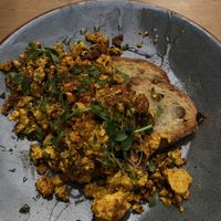 tofu scramble at Caravelle in Barcelona