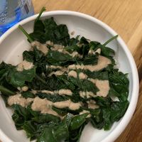 Spinaci con sesamo  at Bao House in Milan