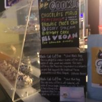 Cookie menu at The Walrus in Jacksonville