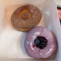 Cinnamon sugar & blueberry #Veganuary at Nonna's Deliciously Different in Swansea