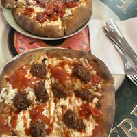 Vegan pizzas  at Nonna's Deliciously Different in Swansea