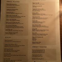 Menu at La Bárbara - Aki Sushi in Panama City