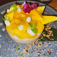 Mango sticky rice   at La Bárbara - Aki Sushi in Panama City