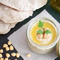 Hummus at VegeMania by Chef Anthony Gomes in Belgrade
