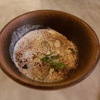 Courgette and tomato pasta at Six By Nico in Belfast