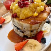 Blueberry pancakes  #Veganuary at Sunny Side Up - Nordend in Frankfurt