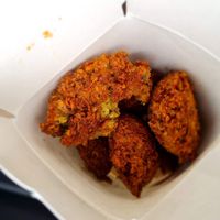 Falafel box at Falafel House in Nairobi