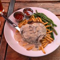 Chicken Fried Portobello at Picasso Cafe on Paseo in Oklahoma City