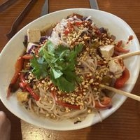 Rainbow pad thai  at Picasso Cafe on Paseo in Oklahoma City