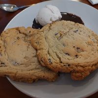 Vegan "Milk and cookies" YUM YUM Soooo yummy at Picasso Cafe on Paseo in Oklahoma City