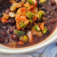 Drunken black beans at Picasso Cafe on Paseo in Oklahoma City