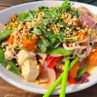 Pad Thai  at Picasso Cafe on Paseo in Oklahoma City