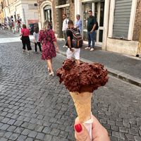   at Gelateria Del Monte in Rome
