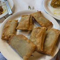 Pies with Wild Vegetables  at Georgia's Traditional Taverna in Crete