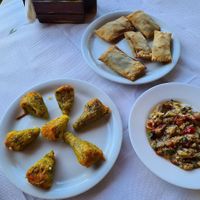 Starters at Georgia's Traditional Taverna in Crete