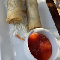 Spring Rolls  at Kiwi in Santorini