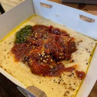 Puré con albóndigas  at Fifi Almacén in Buenos Aires