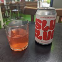 Kombucha de frambuesa at Fifi Almacén in Buenos Aires