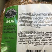 Ingredients for one of their vegan sandwiches at Morton Williams in New York City