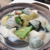 Wanton dumplings soup at Gaia Veggie Shop - Tsuen Wan in New Territories