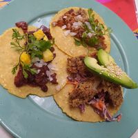  at Groovy's Taqueria Vegana in Mexico City