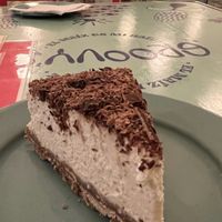 The cheesecake Was very good  at Groovy's Taqueria Vegana in Mexico City