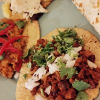  at Groovy's Taqueria Vegana in Mexico City