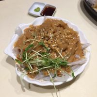 Rice skin with sesame sauce at Gaia Veggie Shop - Causeway Bay in Hong Kong Island