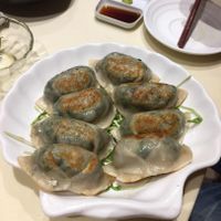 Fried vegetables dumplings at Gaia Veggie Shop - Causeway Bay in Hong Kong Island