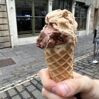 Speculoos and Hazelnut  at Swoon Gelato in Bath