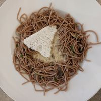 Buckweat spaghetti, gluten free 👍🏽 at Verde in Karlsruhe