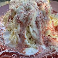 Spaghetti ice cream  at Verde in Karlsruhe